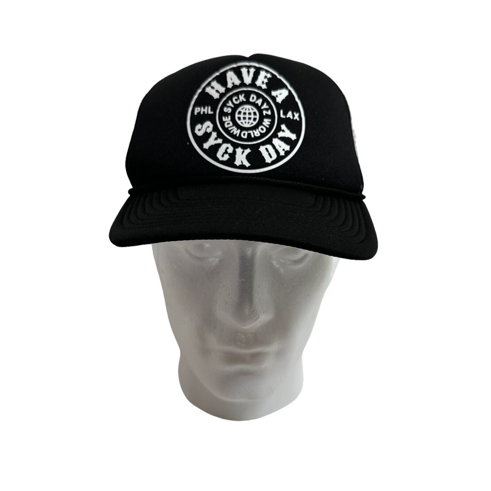 Have A Syck Day PHL LAX World Wide Trucker Style Hat Cap Snapback